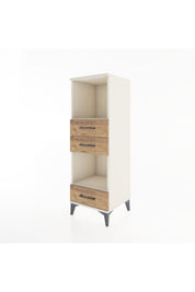 Hyperion Dolap 2 Raflı 3 Çekmeceli 44x44x134 Aytaşı-Çam