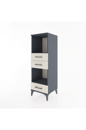 Hyperion Dolap 2 Raflı 3 Çekmeceli 44x44x134 Antrasit-Aytaşı