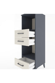 Hyperion Dolap 2 Raflı 3 Çekmeceli 44x44x134 Antrasit-Aytaşı