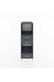 Hyperion Dolap 2 Raflı 3 Çekmeceli 44x44x134 Antrasit-Antrasit