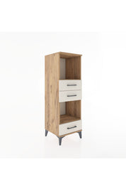 Hyperion Dolap 2 Raflı 3 Çekmeceli 44x44x134 Çam-Aytaşı