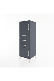 Hyperion Dolap Tek Raflı 3 Çekmeceli 2 Kapaklı 44x44x134 - S49M052V5B