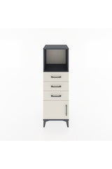 Hyperion Dolap Tek Raflı 3 Çekmeceli Tek Kapaklı 44x44x134