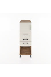 Hyperion Dolap Tek Raflı 3 Çekmeceli Tek Kapaklı 44x44x134 Çam-Aytaşı