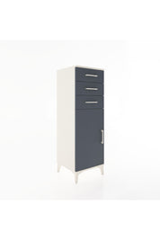 Hyperion Dolap 3 Çekmeceli Tek Kapaklı 44x44x134 Aytaşı-Antrasit