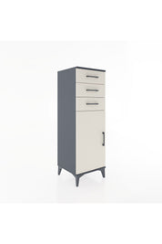 Hyperion Dolap 3 Çekmeceli Tek Kapaklı 44x44x134 Antrasit-Aytaşı