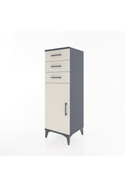 Hyperion Dolap 3 Çekmeceli Tek Kapaklı 44x44x134 Antrasit-Aytaşı