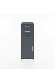 Hyperion Dolap 3 Çekmeceli Tek Kapaklı 44x44x134 Antrasit-Antrasit