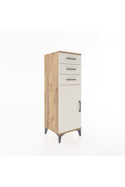 Hyperion Dolap 3 Çekmeceli Tek Kapaklı 44x44x134 Çam-Aytaşı