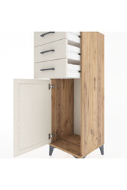 Hyperion Dolap 3 Çekmeceli Tek Kapaklı 44x44x134 Çam-Aytaşı