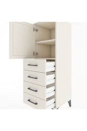 Hyperion Dolap 2 Raflı 4 Çekmeceli Tek Kapaklı 44x44x134 Aytaşı-Aytaşı