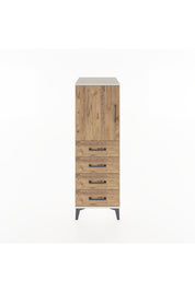 Hyperion Dolap 2 Raflı 4 Çekmeceli Tek Kapaklı 44x44x134 Aytaşı-Çam