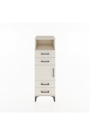 Hyperion Dolap 2 Raflı 4 Çekmeceli Tek Kapaklı 44x44x134 Aytaşı-Aytaşı