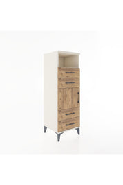 Hyperion Dolap 2 Raflı 4 Çekmeceli Tek Kapaklı 44x44x134 Aytaşı-Çam