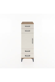 Hyperion Dolap 2 Raflı 4 Çekmeceli Tek Kapaklı 44x44x134 Çam-Aytaşı