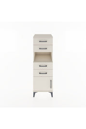 Hyperion Dolap Tek Raflı 4 Çekmeceli Tek Kapaklı 44x44x134 Aytaşı-Aytaşı