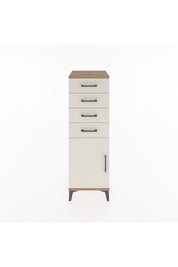 Hyperion Dolap Tek Raflı 4 Çekmeceli Tek Kapaklı 44x44x134 Çam-Aytaşı