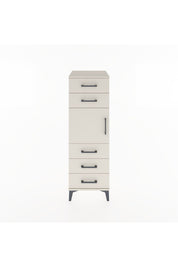 Hyperion Dolap Tek Raflı 5 Çekmeceli Tek Kapaklı 44x44x134 Aytaşı-Aytaşı