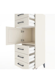 Hyperion Dolap Tek Raflı 5 Çekmeceli Tek Kapaklı 44x44x134 Aytaşı-Aytaşı