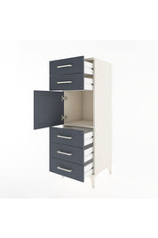 Hyperion Dolap Tek Raflı 5 Çekmeceli Tek Kapaklı 44x44x134