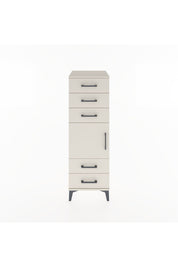 Hyperion Dolap Tek Raflı 5 Çekmeceli Tek Kapaklı 44x44x134 Aytaşı-Aytaşı