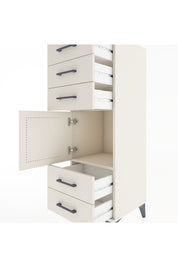 Hyperion Dolap Tek Raflı 5 Çekmeceli Tek Kapaklı 44x44x134 Aytaşı-Aytaşı