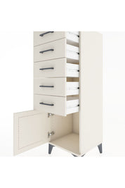 Hyperion Dolap 5 Çekmeceli Tek Kapaklı 44x44x134 - S49M067V1B