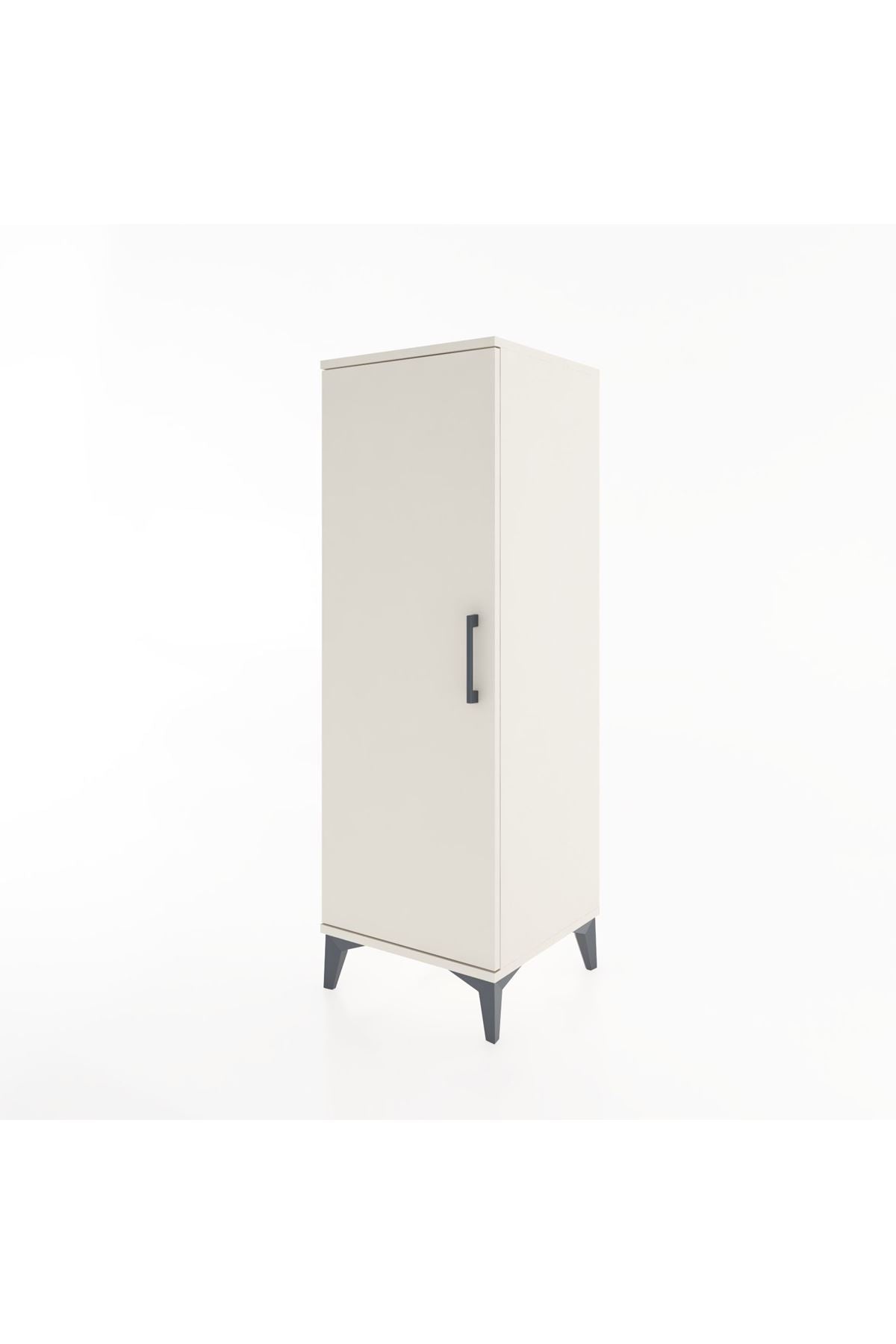 Hyperion Dolap Tek Kapaklı Tek Askılı 44x44x134 - S49M068V1B
