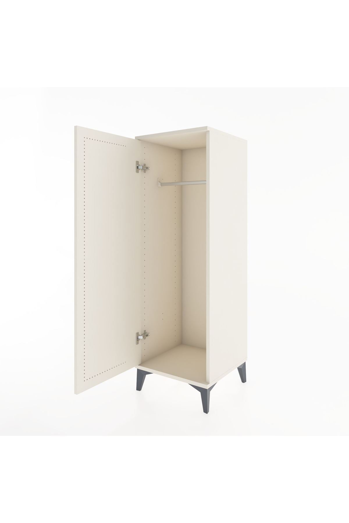 Hyperion Dolap Tek Kapaklı Tek Askılı 44x44x134 - S49M068V1B