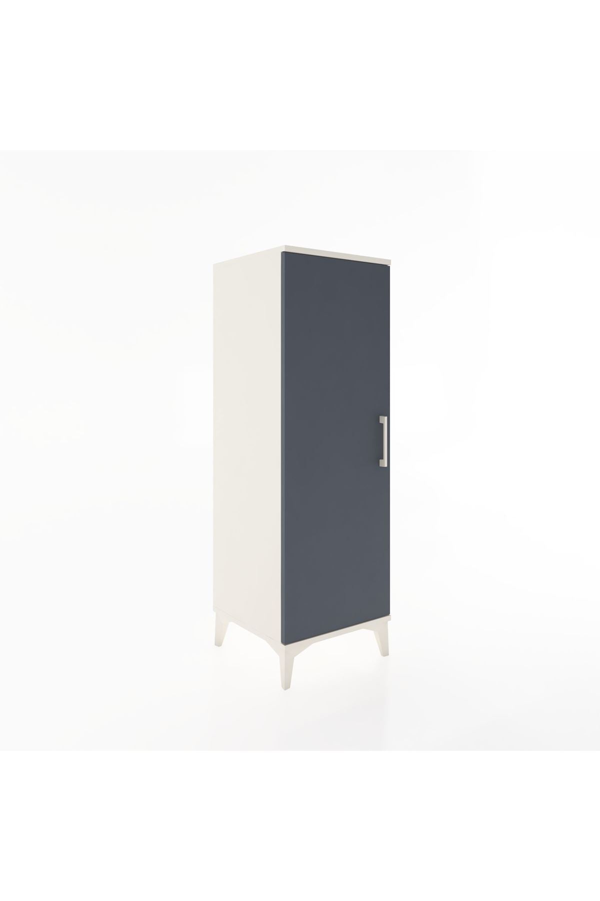 Hyperion Dolap Tek Kapaklı Tek Askılı 44x44x134 - S49M068V2B