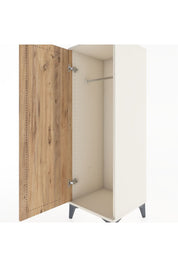 Hyperion Dolap Tek Kapaklı Tek Askılı 44x44x134 - S49M068V3B