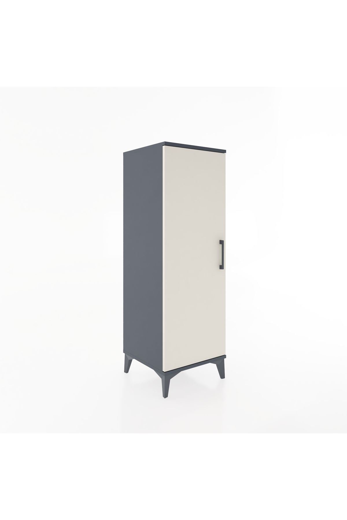 Hyperion Dolap Tek Kapaklı Tek Askılı 44x44x134 - S49M068V4B