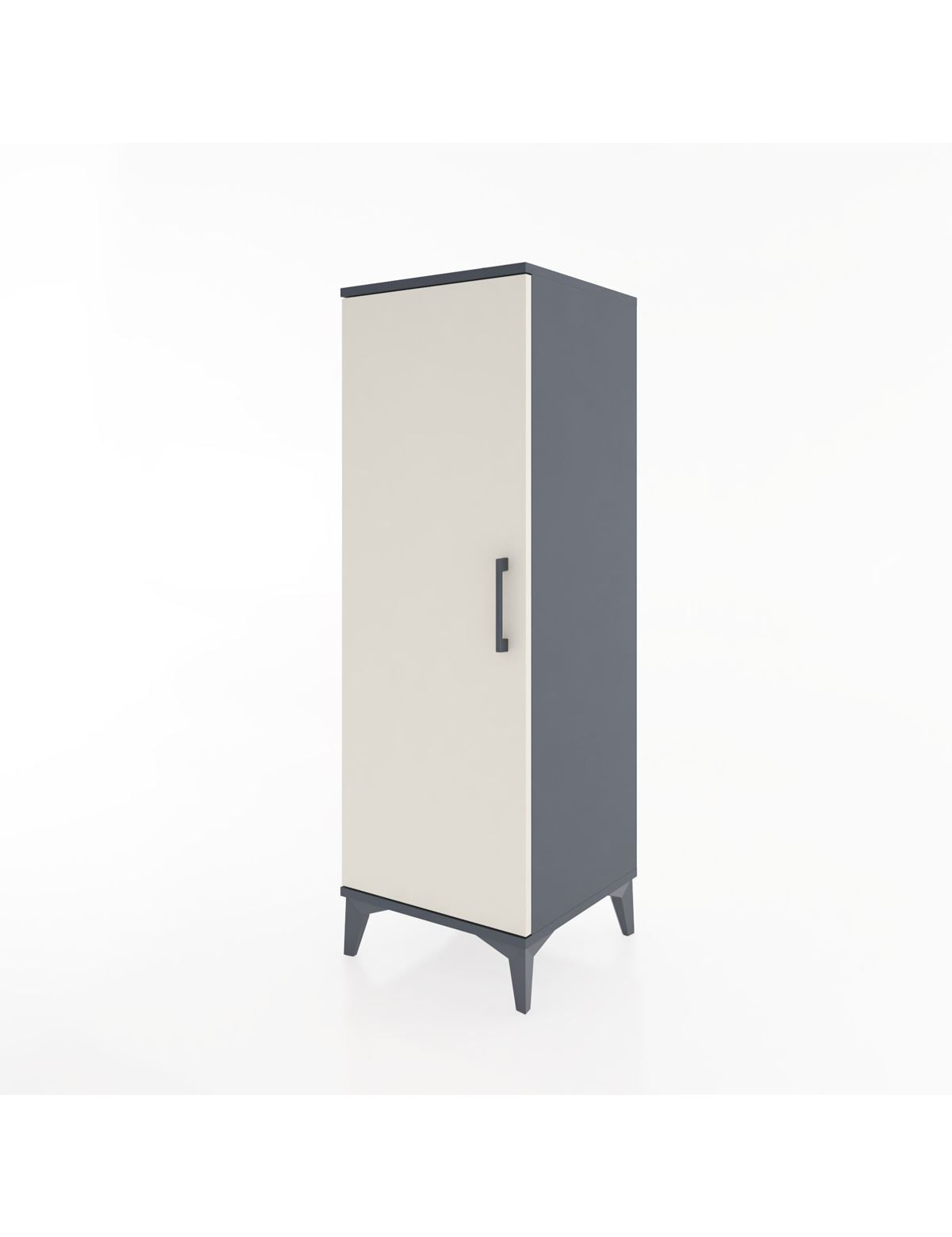 Hyperion Dolap Tek Kapaklı Tek Askılı 44x44x134 - S49M068V4B