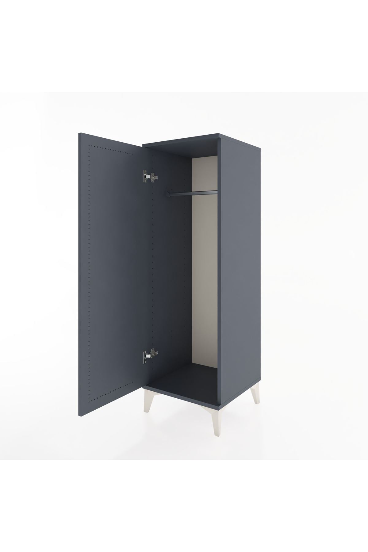 Hyperion Dolap Tek Kapaklı Tek Askılı 44x44x134 - S49M068V5B