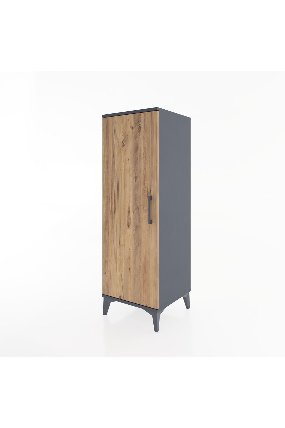 Hyperion Dolap Tek Kapaklı Tek Askılı 44x44x134 - S49M068V6B