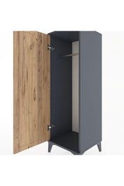 Hyperion Dolap Tek Kapaklı Tek Askılı 44x44x134 - S49M068V6B