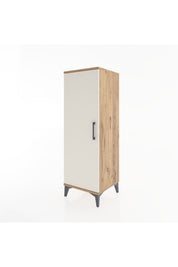 Hyperion Dolap Tek Kapaklı Tek Askılı 44x44x134 - S49M068V7B
