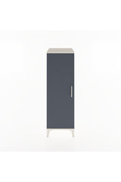 Hyperion Dolap Tek Raflı Tek Kapaklı Tek Askılı 44x44x134 Aytaşı-Antrasit