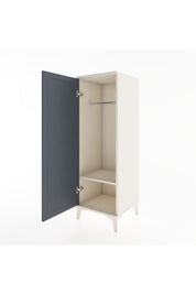 Hyperion Dolap Tek Raflı Tek Kapaklı Tek Askılı 44x44x134 Aytaşı-Antrasit