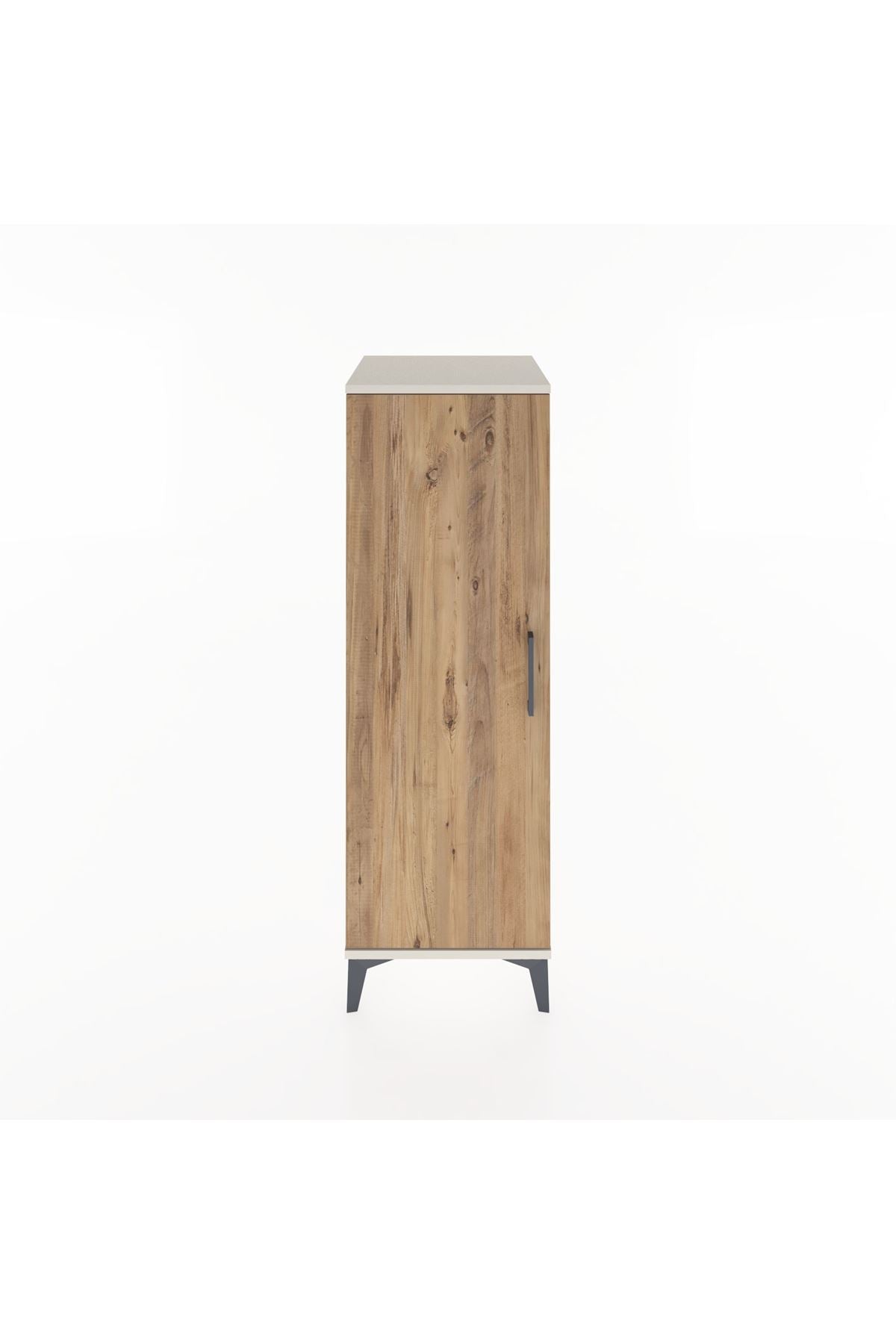 Hyperion Dolap Tek Raflı Tek Kapaklı Tek Askılı 44x44x134 Aytaşı-Çam
