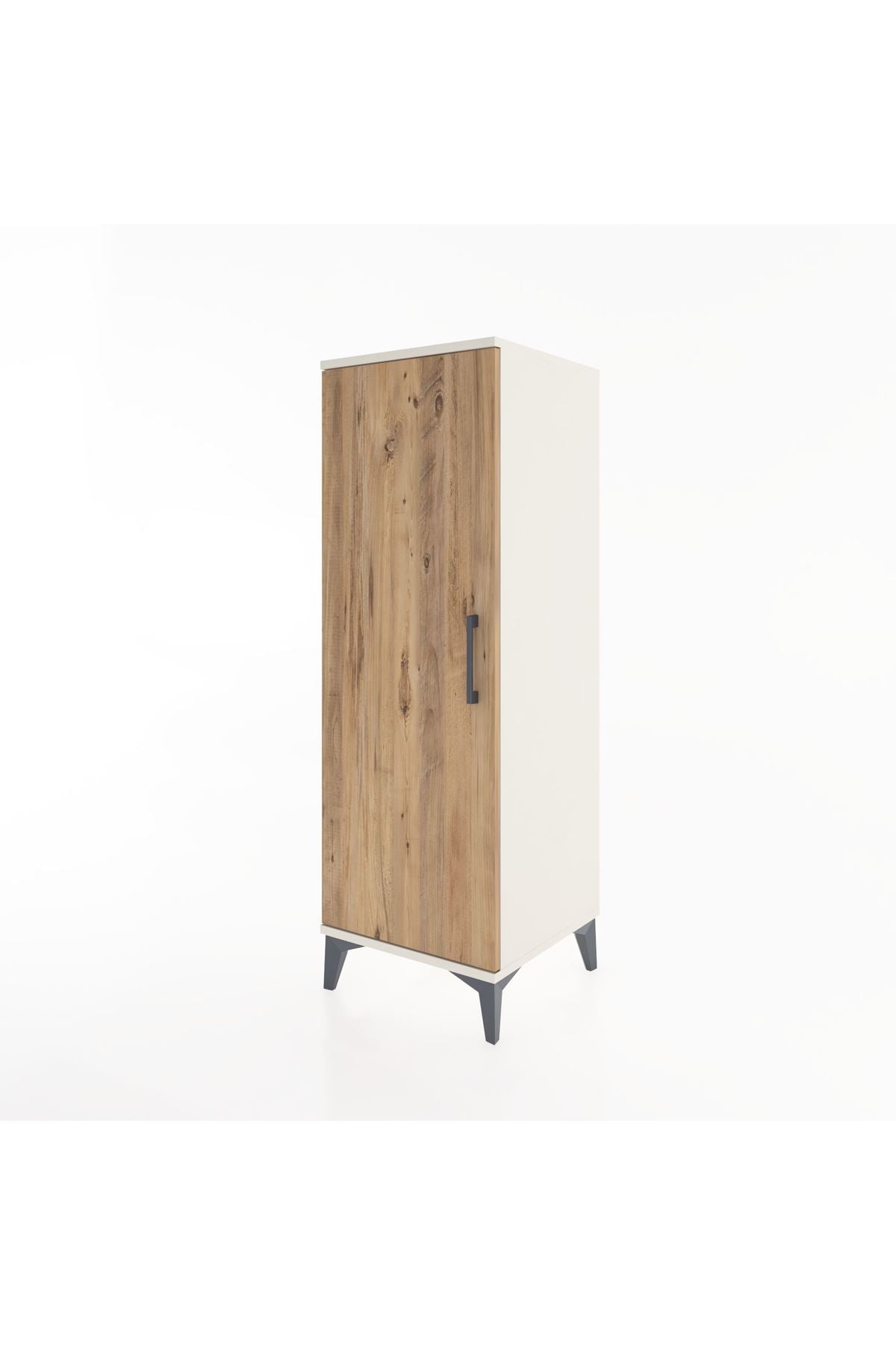 Hyperion Dolap Tek Raflı Tek Kapaklı Tek Askılı 44x44x134 Aytaşı-Çam