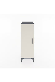 Hyperion Dolap Tek Raflı Tek Kapaklı Tek Askılı 44x44x134 Antrasit-Aytaşı