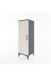 Hyperion Dolap Tek Raflı Tek Kapaklı Tek Askılı 44x44x134 Antrasit-Aytaşı