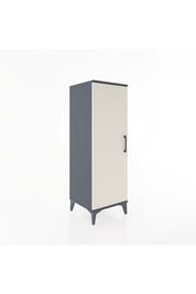 Hyperion Dolap Tek Raflı Tek Kapaklı Tek Askılı 44x44x134 Antrasit-Aytaşı