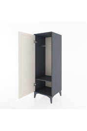 Hyperion Dolap Tek Raflı Tek Kapaklı Tek Askılı 44x44x134 Antrasit-Aytaşı