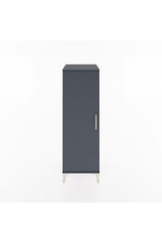 Hyperion Dolap Tek Raflı Tek Kapaklı Tek Askılı 44x44x134 Antrasit-Antrasit
