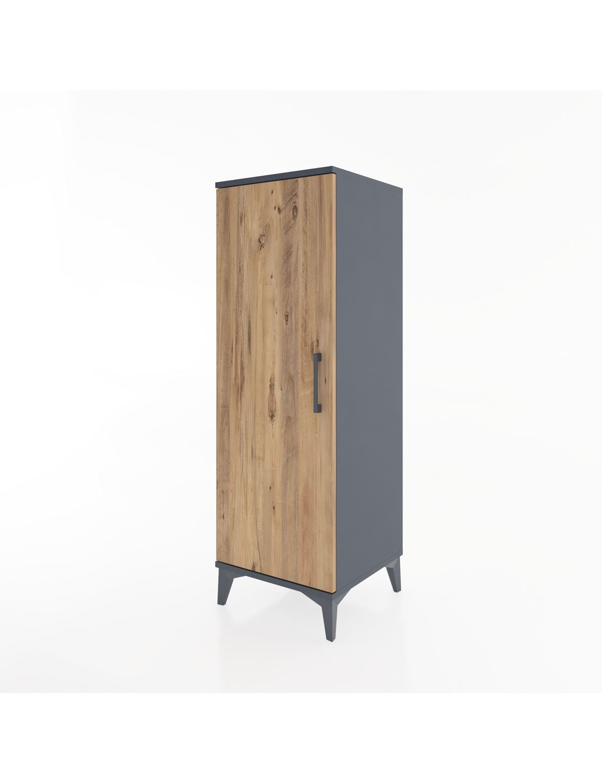 Hyperion Dolap Tek Raflı Tek Kapaklı Tek Askılı 44x44x134 - S49M069V6B