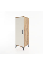 Hyperion Dolap Tek Raflı Tek Kapaklı Tek Askılı 44x44x134 Çam-Aytaşı