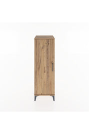 Hyperion Dolap Tek Raflı Tek Kapaklı Tek Askılı 44x44x134 Çam-Çam