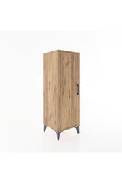 Hyperion Dolap Tek Raflı Tek Kapaklı Tek Askılı 44x44x134 Çam-Çam